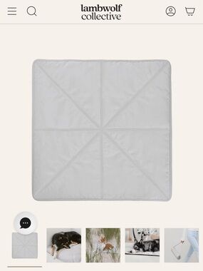 Lambwolf ORII ultra lightweight travel mat - size Large